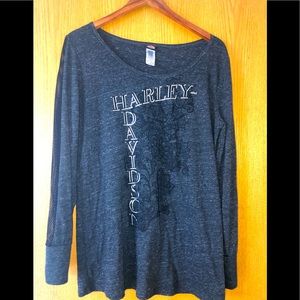 Harley Davidson long sleeve shirt with mesh 🖤🧡🖤